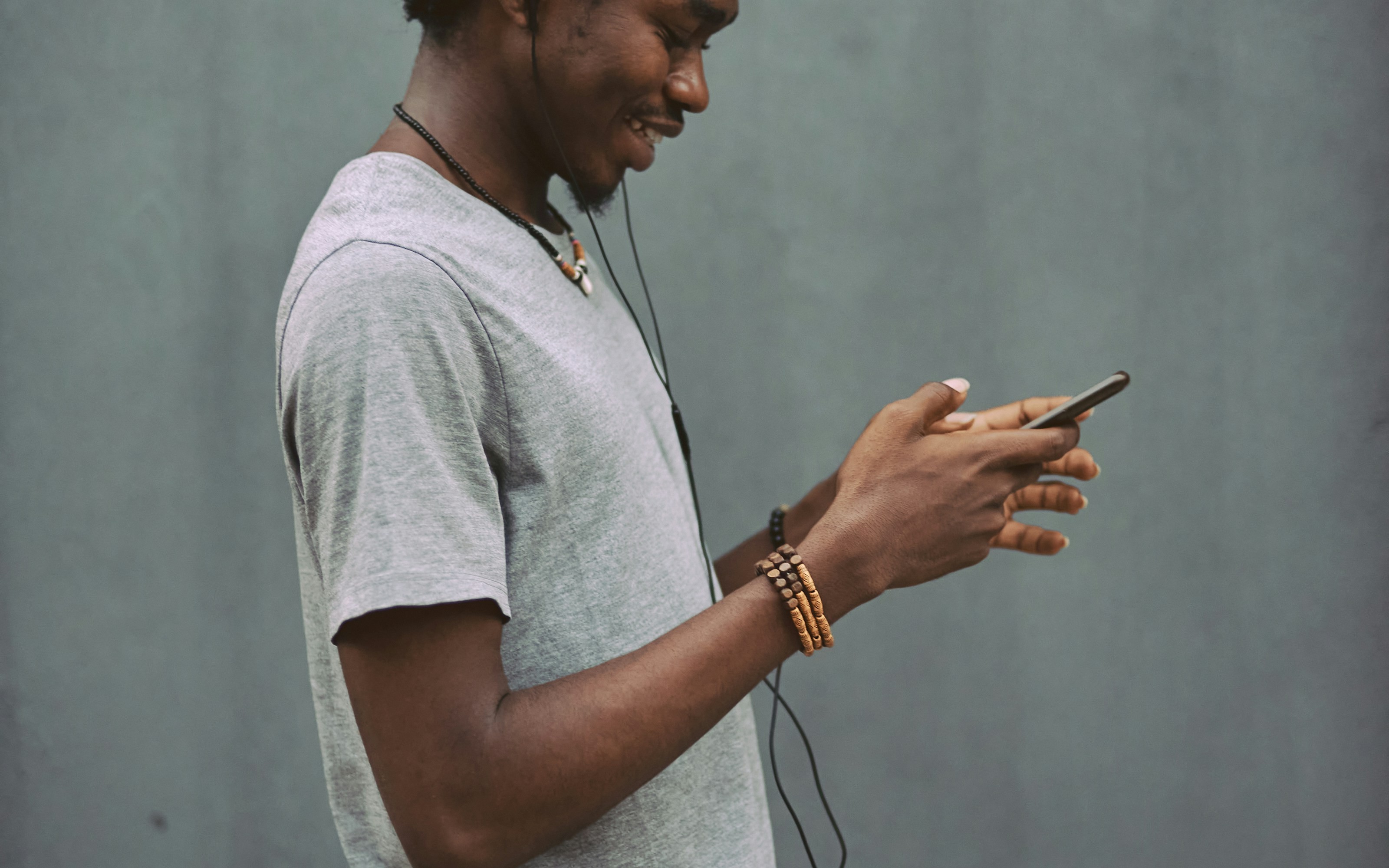 Member checking their account on a mobile phone